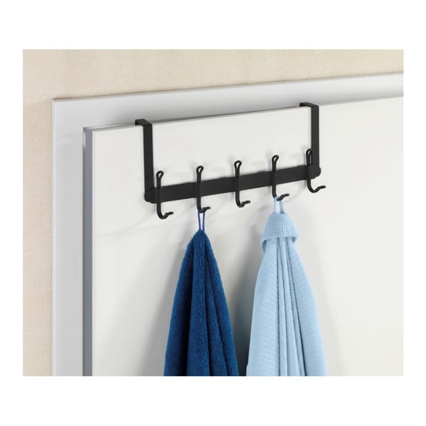 Appendiabiti in metallo nero 37 cm Nostalgia - Wenko-image-2