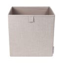 Scatola portaoggetti beige Cube - Bigso Box of Sweden