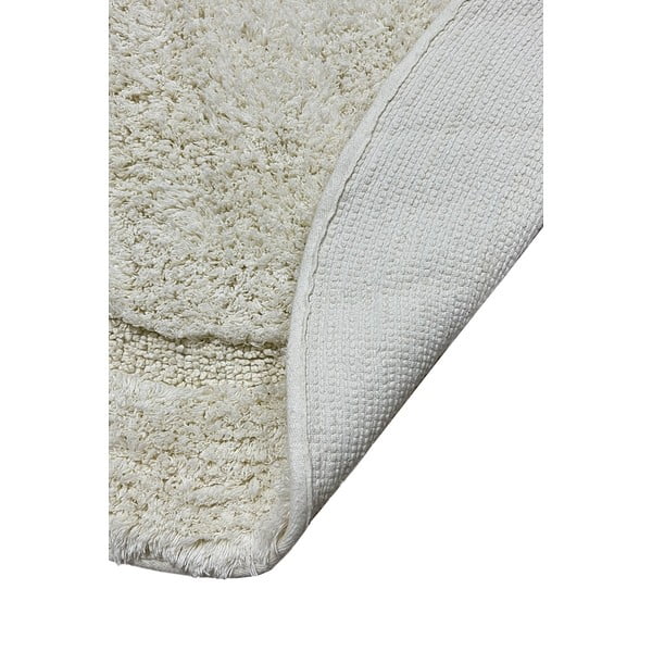 Tappeto da bagno color crema Wolle - Foutastic-image-2
