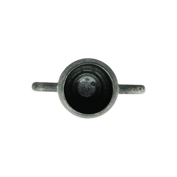 Vaso verde in ceramica (altezza totale 30 cm) Bullet – S|P Collection-image-3
