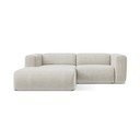 Divano angolare beige (con penisola a sinistra/con chaise lounge) Ekahi – Makamii