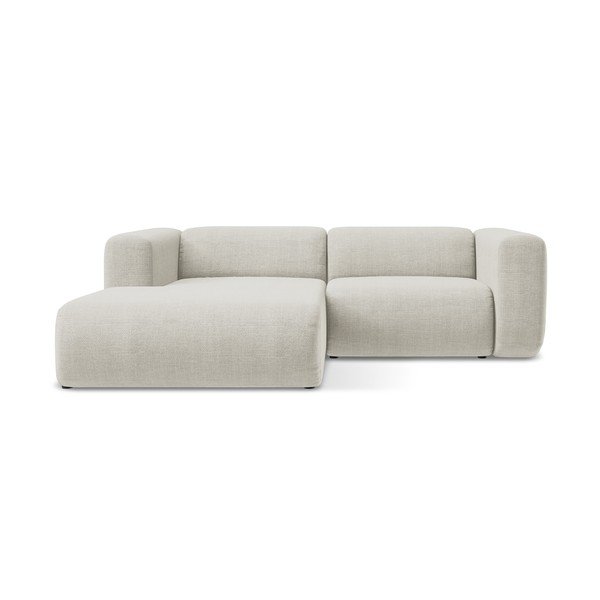 Divano angolare beige (con penisola a sinistra/con chaise lounge) Ekahi – Makamii