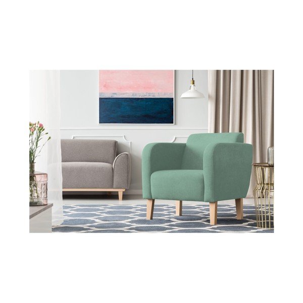 Mentolově zelené křeslo Kooko Home Swing-image-1