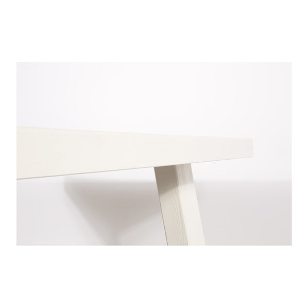 Bílý stůl z masivního dřeva Zuiver A Framed, 200 x 90 cm-image-2