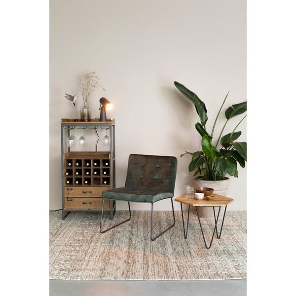 Tavolo pieghevole in legno di teak riciclato Cor - White Label-image-1