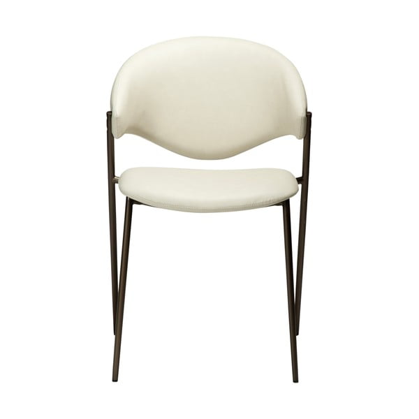 Sedia da pranzo avorio in similpelle Zone – DAN-FORM Denmark-image-1