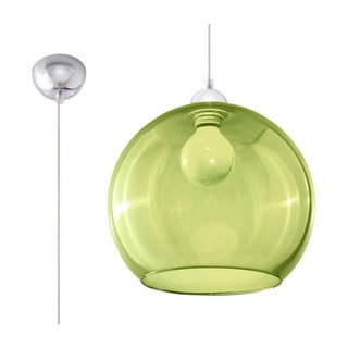 Lampada a sospensione verde con paralume in vetro ø 30 cm Bilbao - Nice Lamps