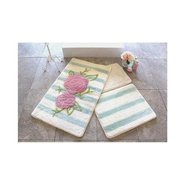 Set di 3 tappeti da bagno Bayas - Foutastic