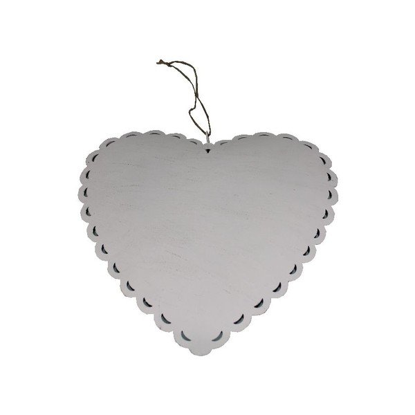 Decorazione da appendere Cuore romantico, larghezza 28 cm - Antic Line