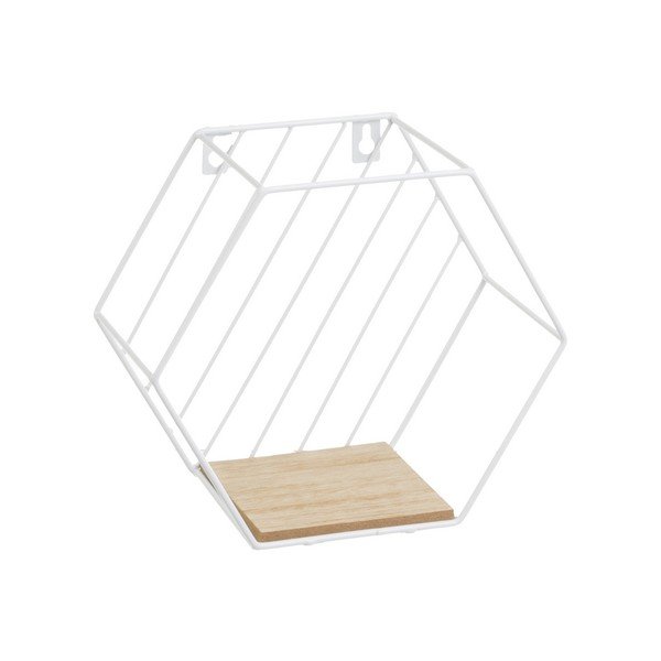 Mensole bianche/naturali in set da 3 31 cm - Casa Selección-image-2