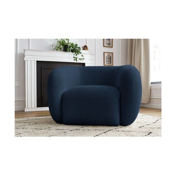 Poltrona in blu scuro Celine – Bobochic Paris-image-1