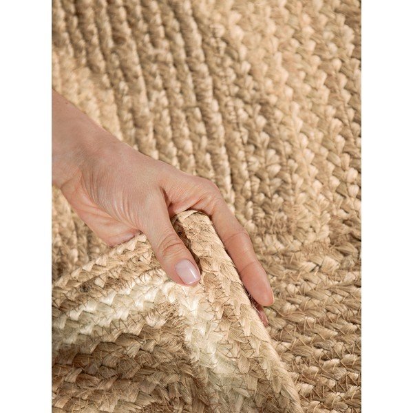 Tappeto color crema/di colore naturale in iuta reversibile/tessuto a mano 200x300 cm Looma – Hanse Home-image-4