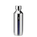 Bottiglia per gasatore d'acqua argentata in acciaio inox Brus – Stelton