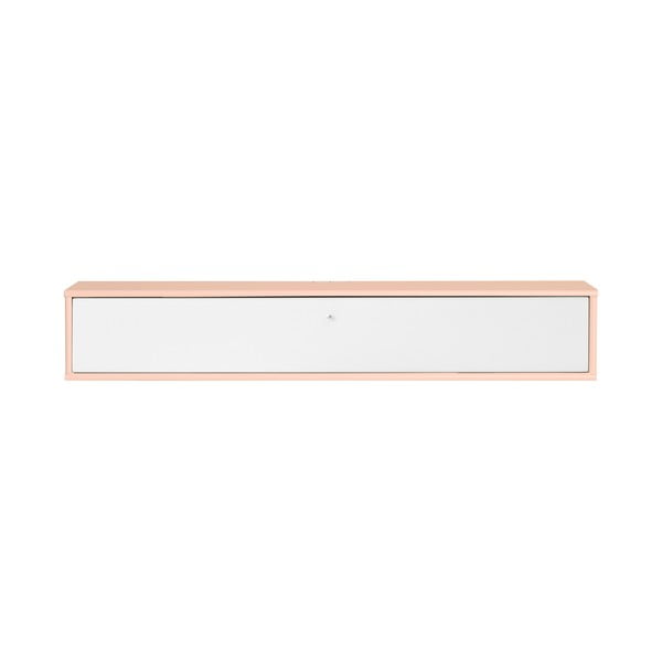 Mobile TV bianco e rosa chiaro 133x22x32,5 cm Mistral – Hammel Furniture