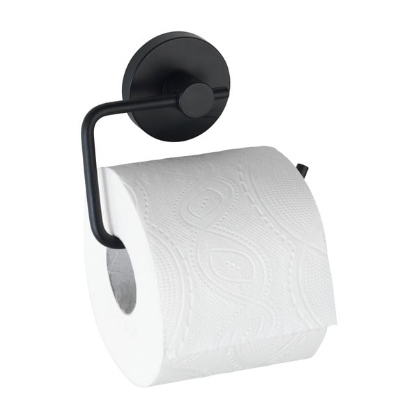 Porta carta igienica Vacuum-Loc® nero Milazzo - Wenko