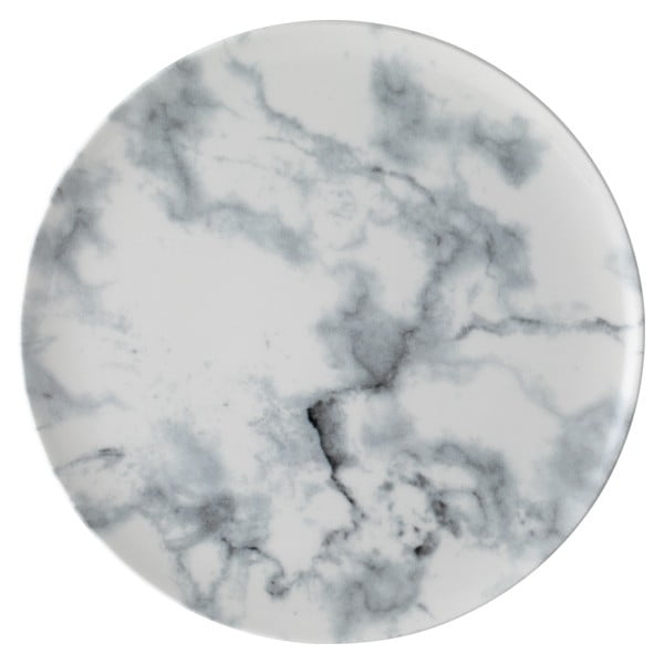 Piatto da dessert in porcellana bianca e nera Villeroy & Boch Marmory, ø 21 cm Like Marmory - like | Villeroy & Boch