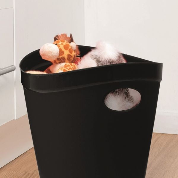 Cestino nero Flexi, 27 x 26 x 34 cm - Addis-image-1