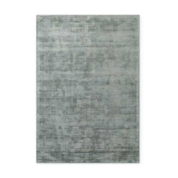 Tappeto azzurro in viscosa tessuto a mano 120x180 cm Noemi – Vikosa