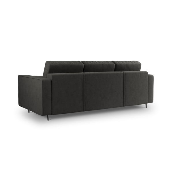 Divano letto grigio scuro Santo - Milo Casa-image-4