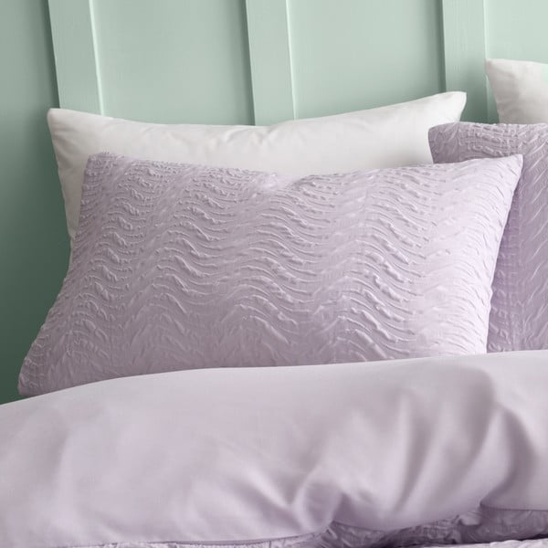Biancheria da letto lavanda per letto matrimoniale 200x200 cm Heatset Wave – Catherine Lansfield-image-2
