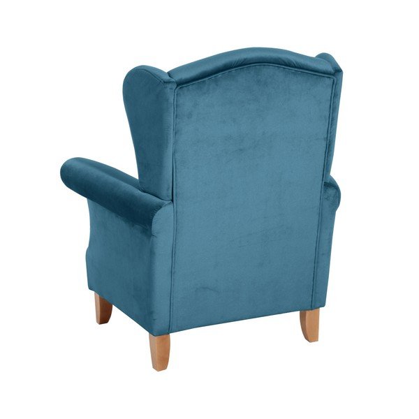 Poltrona in velluto blu petrolio Verita Velvet - Max Winzer-image-2