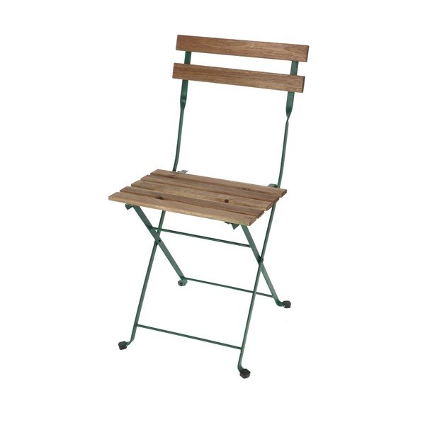 Sedia da giardino in metallo verde e beige - Esschert Design