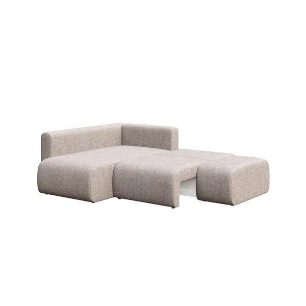 Divano angolare in grigio chiaro allungabile/con contenitore (con penisola a sinistra/con chaise lounge) Lumine – Ghado-image-3