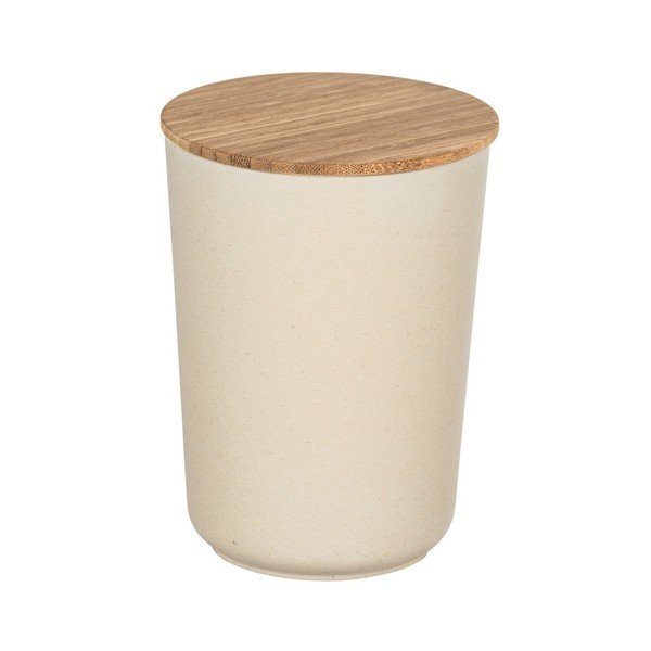 Scatola di conservazione beige con coperchio in bambù , 700 ml Bondy - Wenko