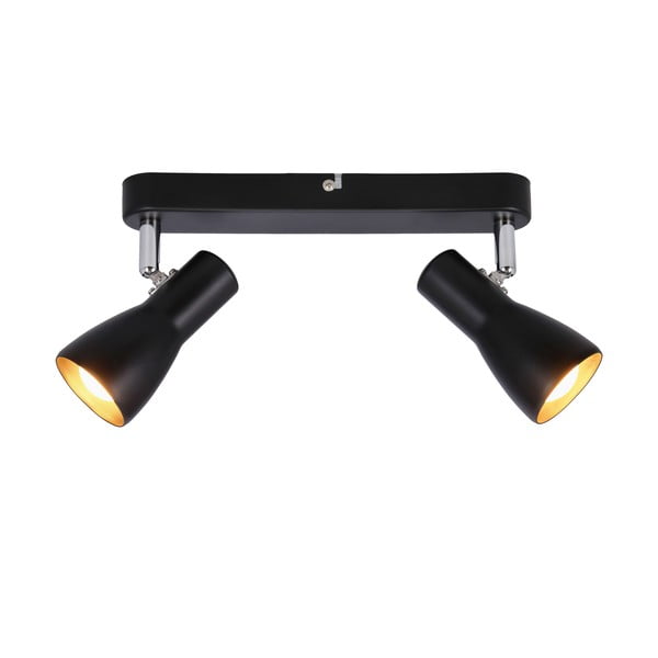 Lampada da soffitto nera opaca con paralume in metallo 36x6 cm Picardo - Candellux Lighting