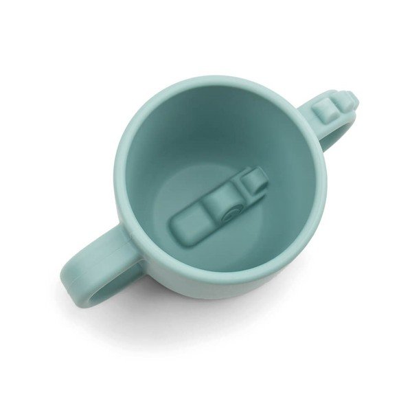 Tazza per bambini in silicone blu da 0,17 l Croco - Done by Deer-image-1