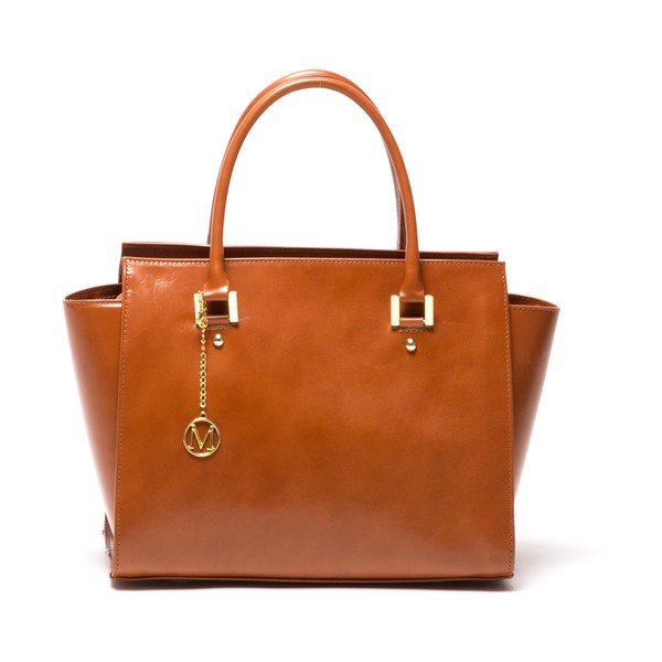 Kožená kabelka Isabella Rhea 382 Cognac