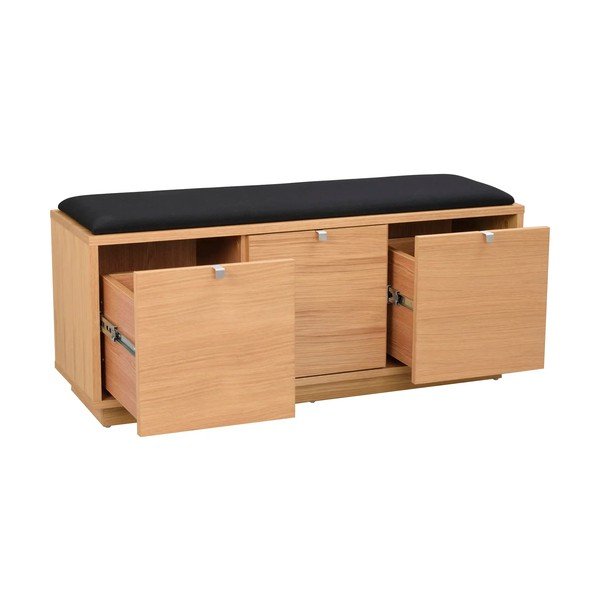 Panca in colore naturale effetto rovere 106 cm Confetti - Rowico-image-2