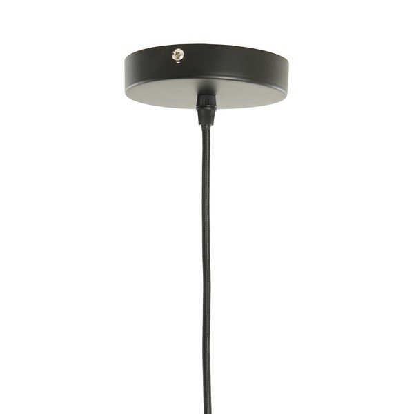 Lampadario marrone con paralume in tessuto ø 12 cm Verita – Light & Living-image-2