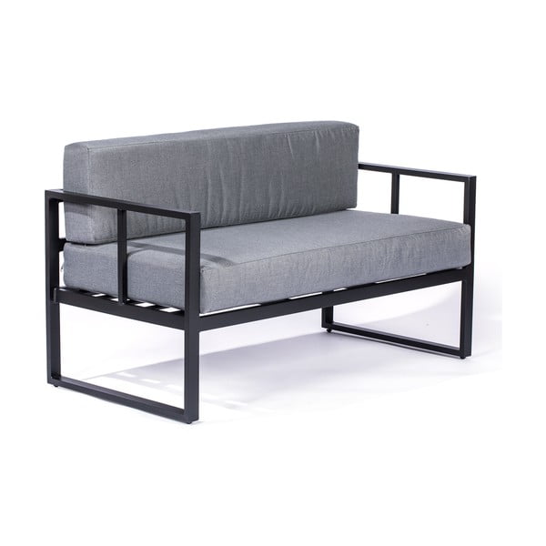 Divano da giardino a due posti grigio grafite Bellisima - Bonami Selection-image-2