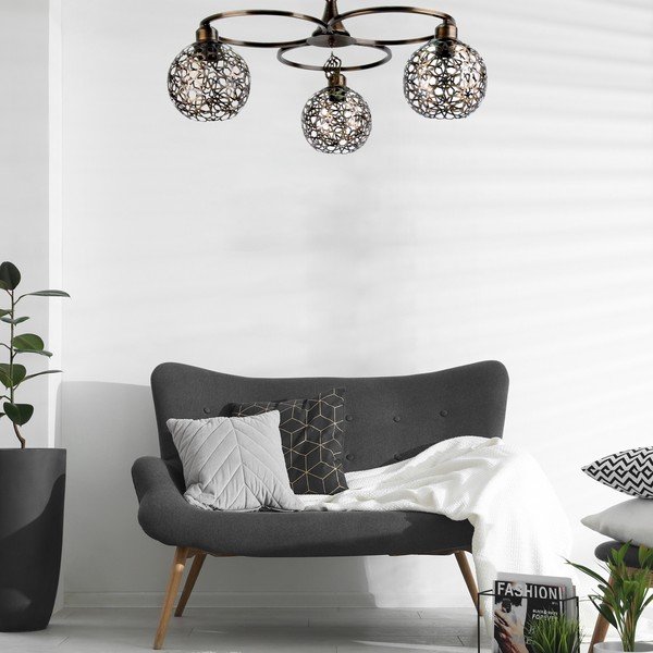 Lampadario nero Olimpiyat – Opviq lights-image-1