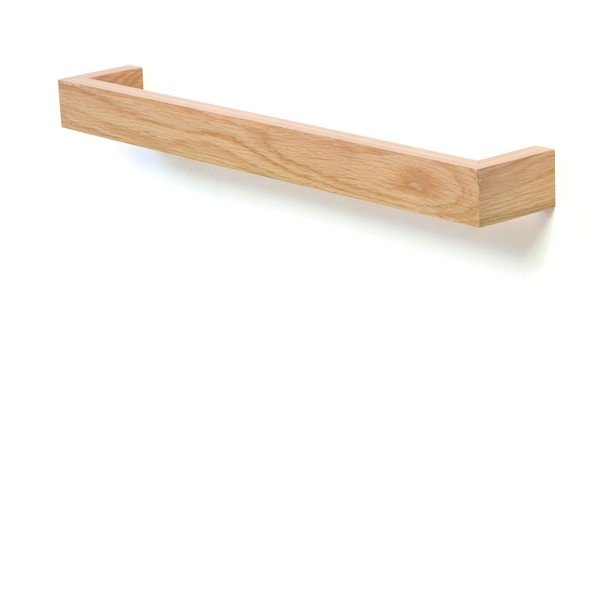 Portasciugamani a parete in rovere Mezza, lunghezza 60 cm Slimline - Wireworks-image-1