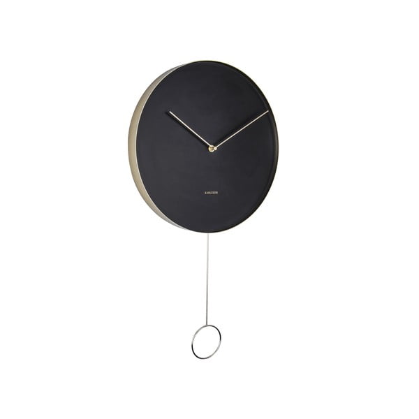 Orologio da parete nero , ø 34 cm Pendulum - Karlsson