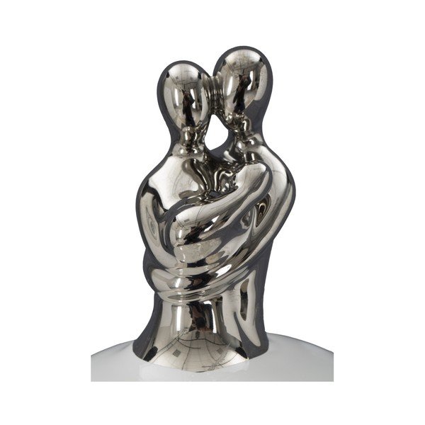 Contenitore in ceramica bianca con dettagli in argento Famiglia Grande - Mauro Ferretti-image-4