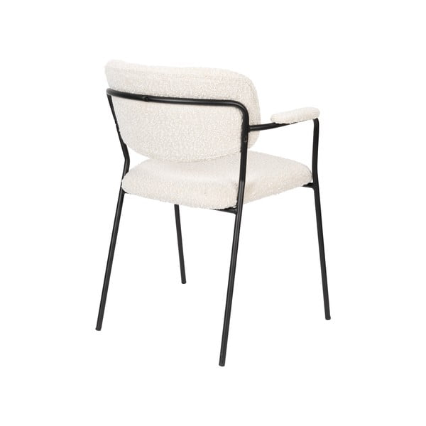 Sedie da pranzo bianche in un set di 2 Jolien - White Label-image-4