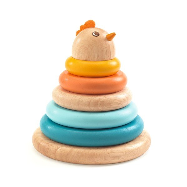 Giocattolo pieghevole in legno per bambini Hen - Djeco