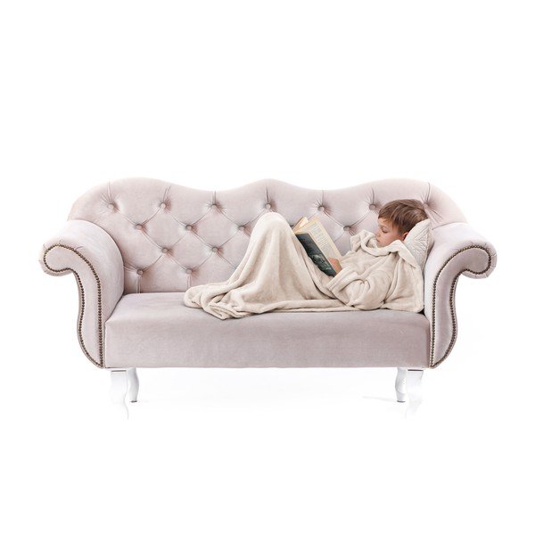 Coperta TV beige con maniche Lazykids Lazy Kids - DecoKing-image-4