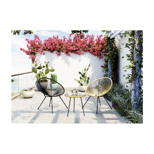 Tavolo pieghevole Nature, ø 50 cm Acapulco - Kare Design-image-3