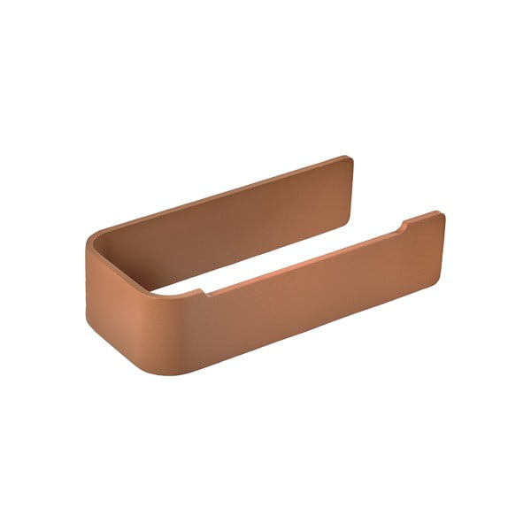 Porta carta igienica da parete color terracotta in metallo Ume – Zone-image-1