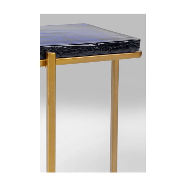 Tavolo pieghevole in oro Lagoon, altezza 50 cm - Kare Design-image-3