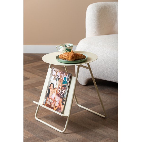 Tavolino rotondo in metallo ø 40 cm Esencia – Leitmotiv-image-1