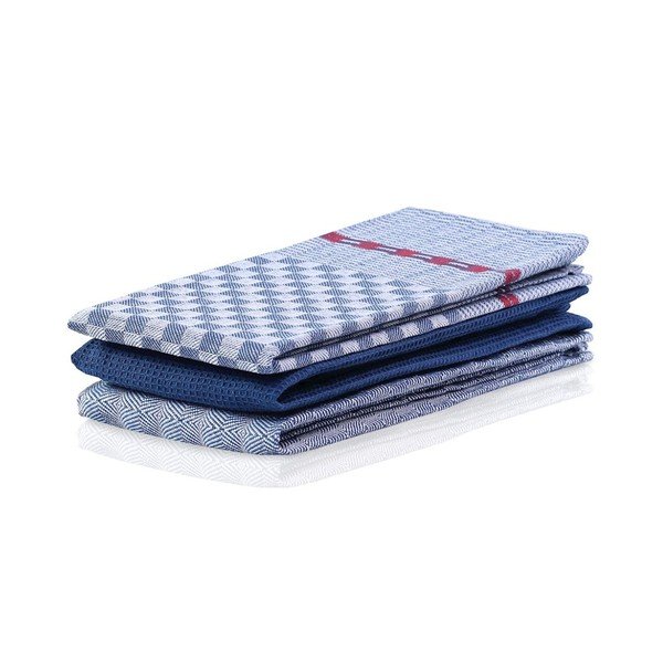 Asciugamani in cotone in set da 3 50x70 cm Louie - DecoKing