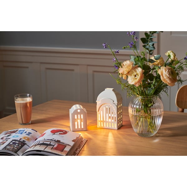 Portacandele in ceramica per tea light Urbania Lighthouse Smithy - Kähler Design-image-2