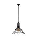Lampadario nero con paralume in metallo ø 38 cm Fellini – Opviq lights