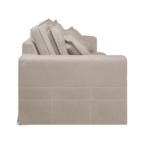 Divano marrone chiaro 196 cm Nora – Ropez-image-4