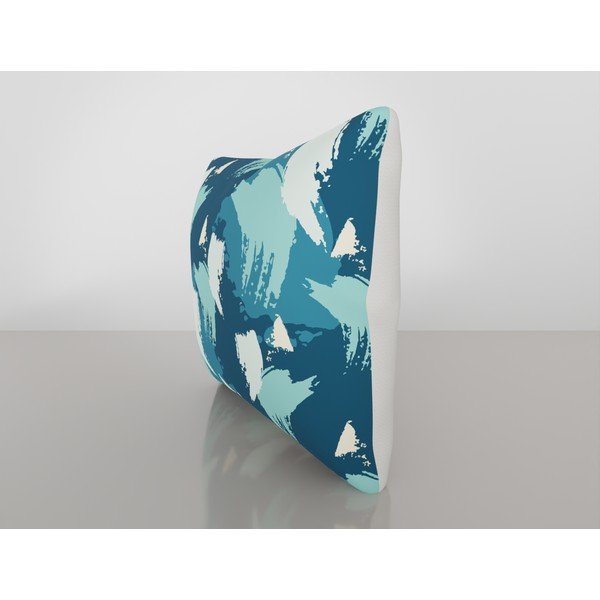 Federa blu con contenuto di cotone, 42 x 42 cm - Vitaus-image-2